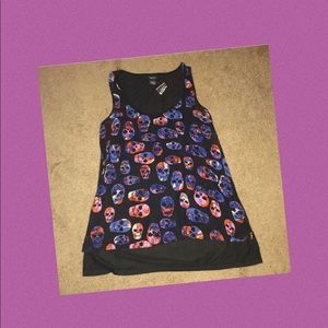 🎈$5🎈 NEW! Skull tank top